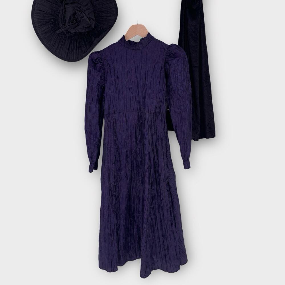 Girls Wicked Elphaba Costume Dress Cape Hat Halloween Medium 7-8 Kids